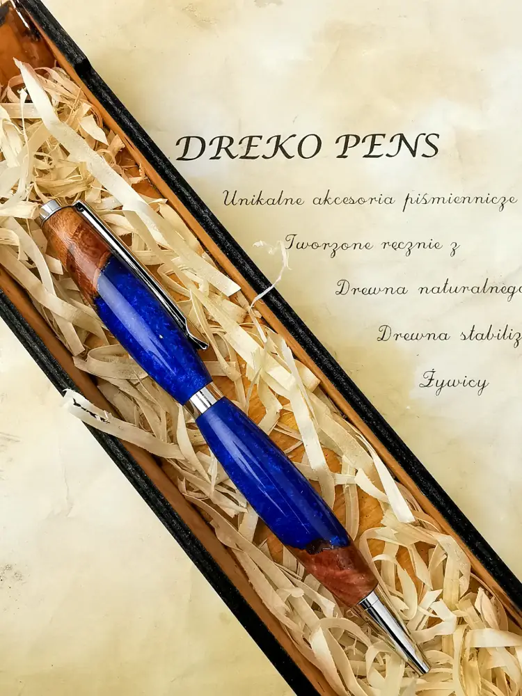 Długopis z drewna oliwki europejskiej