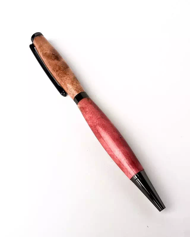 Długopis z drewna stabilizowanego typu slim 2
