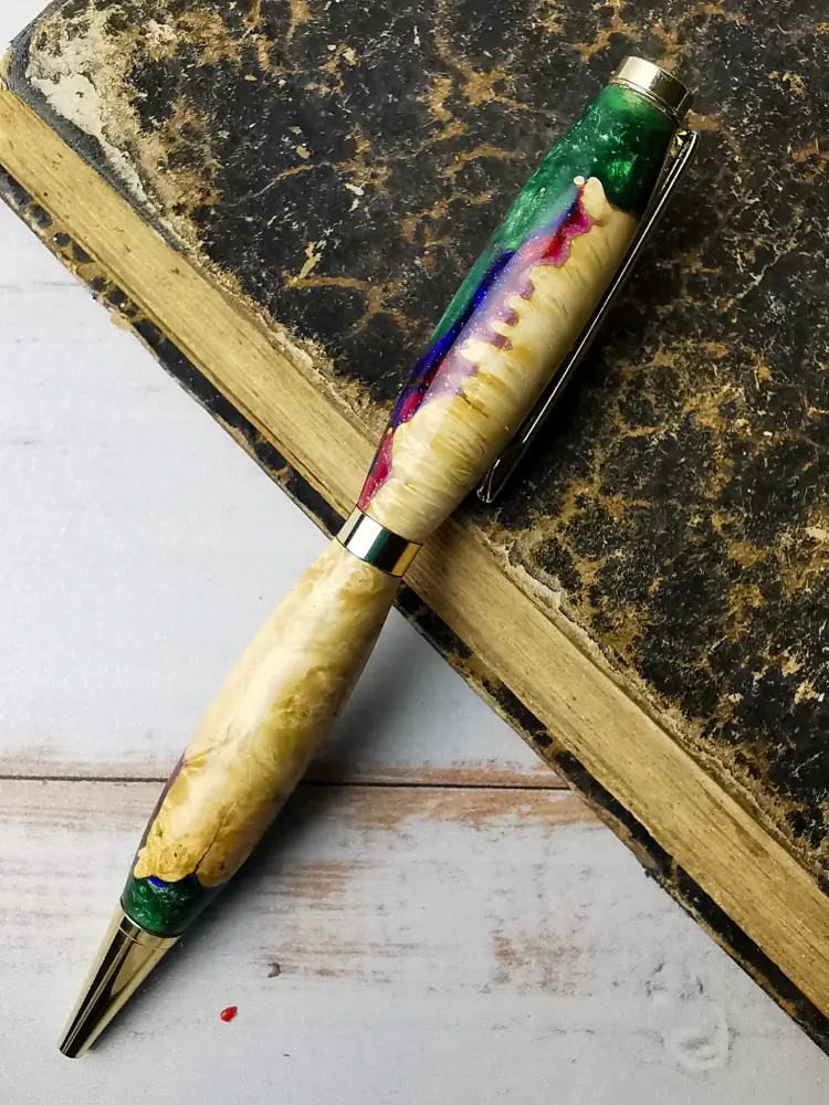 Długopis z drewna akacji nilowej 4