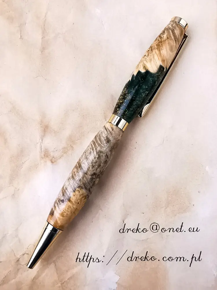 Długopis z drewna stabilizowanego typu 3 slim 3