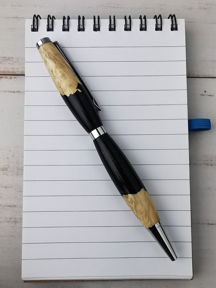 Długopis z drewna stabilizowanego typu power 4