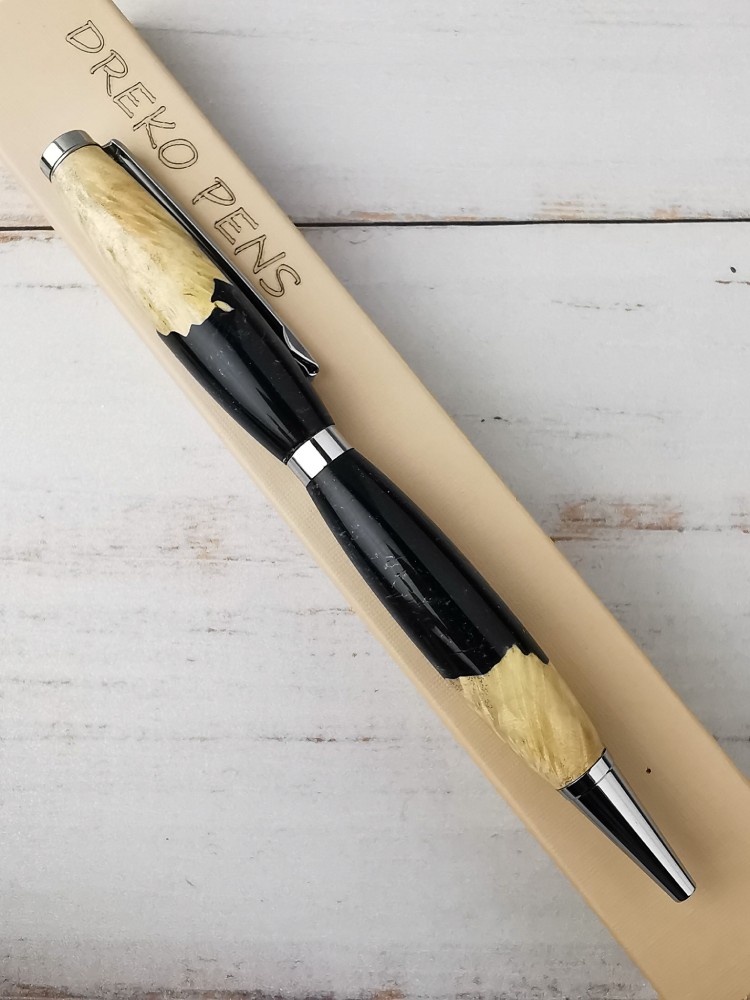 Długopis z drewna stabilizowanego typu power 3