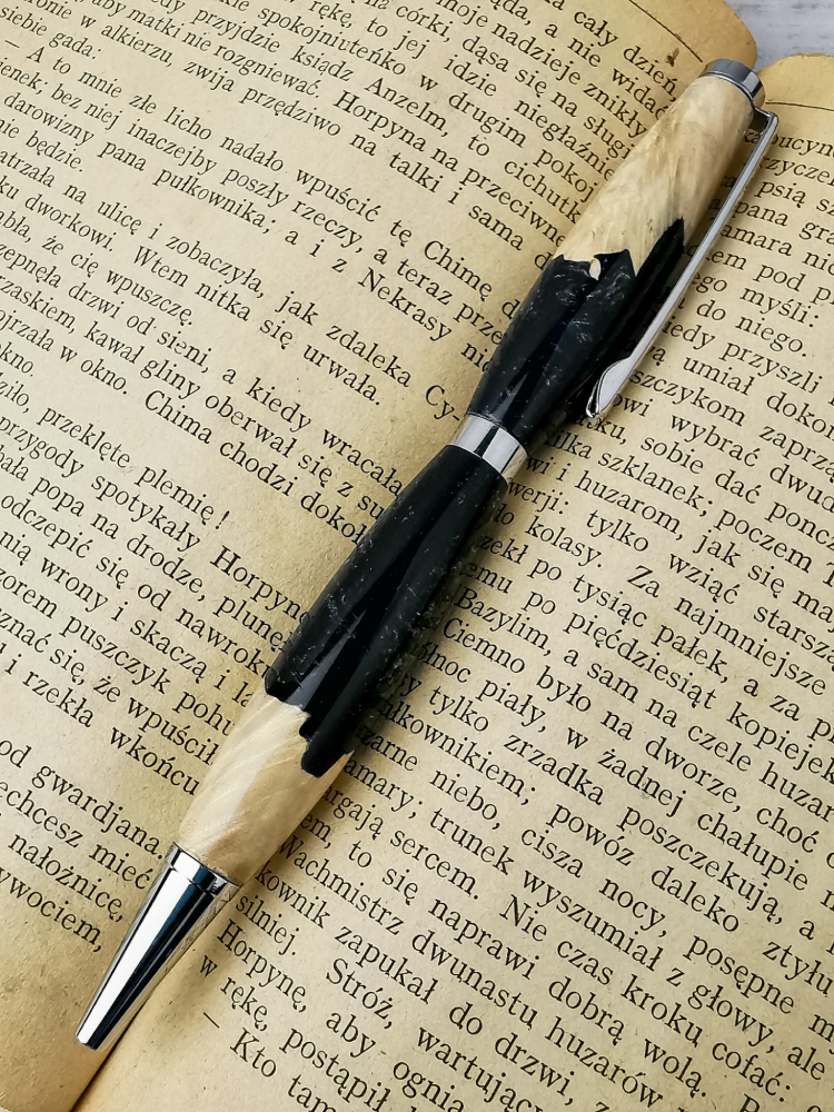 Długopis z drewna stabilizowanego typu power 2
